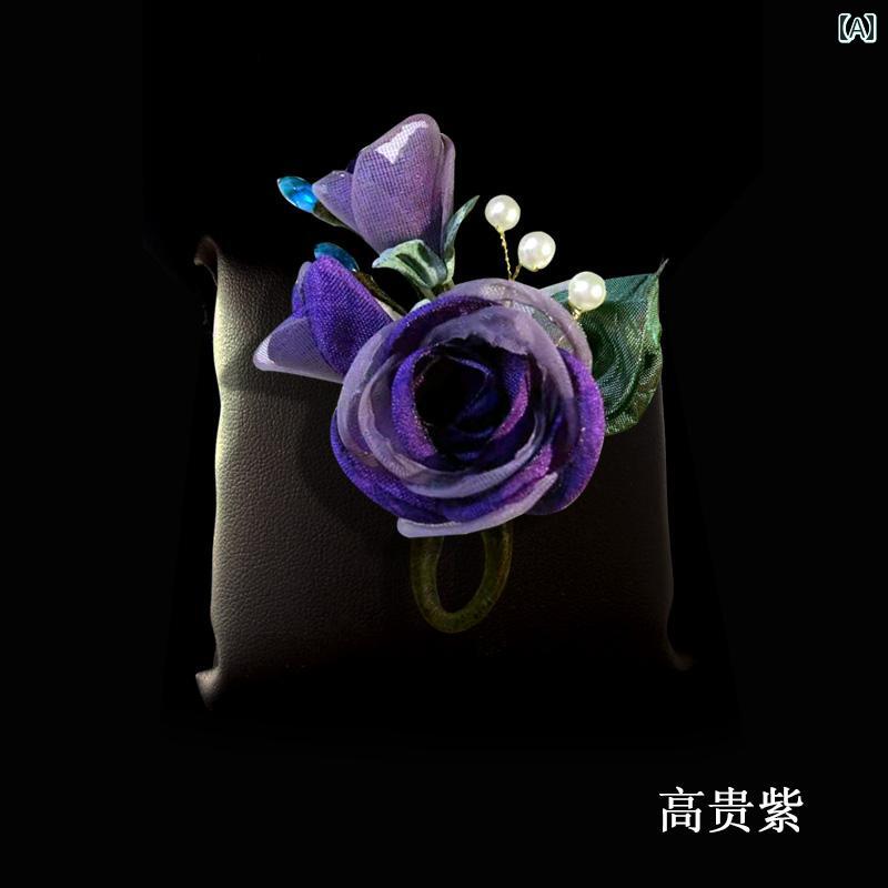 コサージュ パーティー アクセサリー 韓国 ブローチ 高級 女性らしい エレガント アクセサリー ギフトにお すすめの 飾り 万能 コサージュ 布 フラワー ピ...