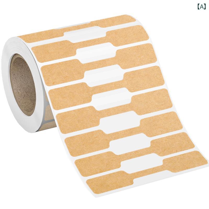 ラッピング用 シール 500枚 / ロール クラフト 紙 リング ネックレス 値札 ステッカー ジュエリー 価格..