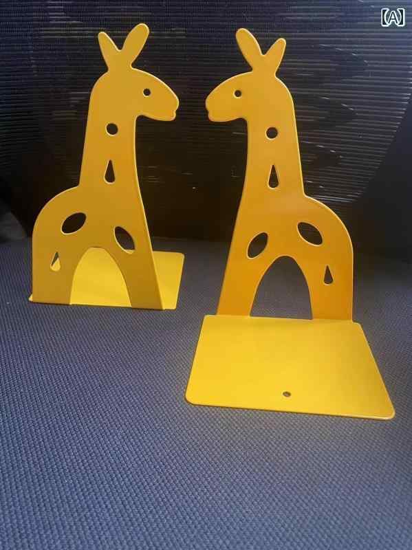 デスク 収納 ボックス 金属製 ブック スタンド デスク トップ 収納 サポート シンプル 学生用 動物型 ..