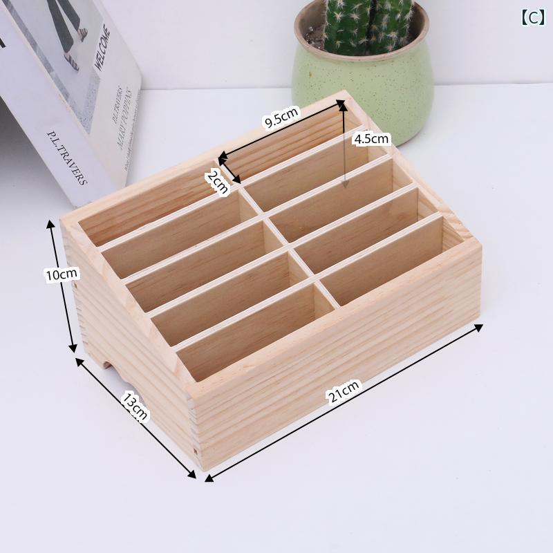 デスク 収納 ボックス デスク トップ 学生 クラス 収納 ボックス 雑貨 スマートフォン 無垢材 格子 ジュエリー トレイ オフィス 会議 ラック