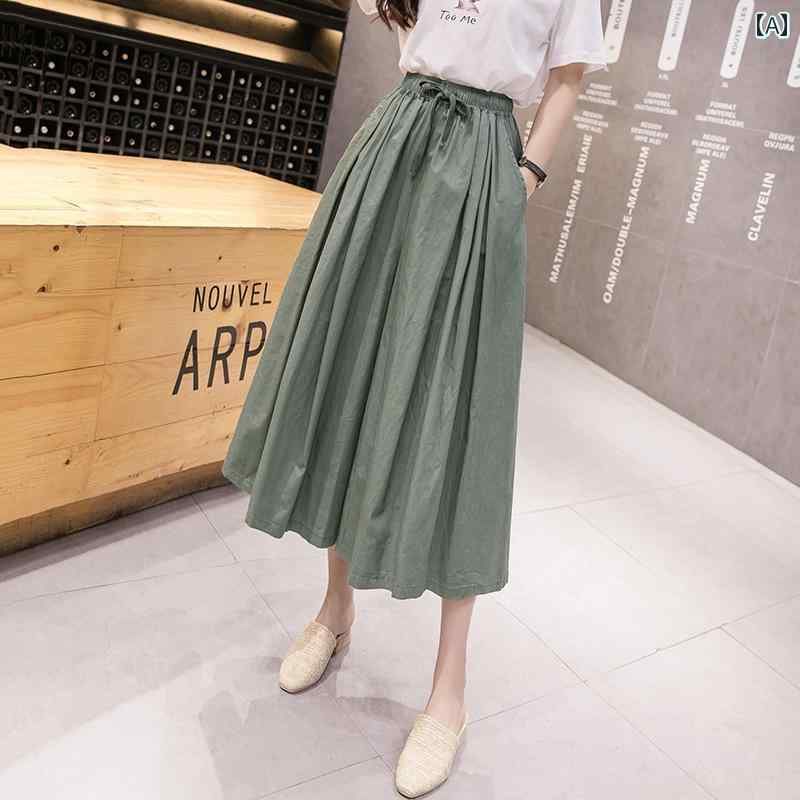 キュロット スカート スタイリッシュ 伸縮性 ウエスト ワイド レッグ パンツ スカート レディース 春秋..
