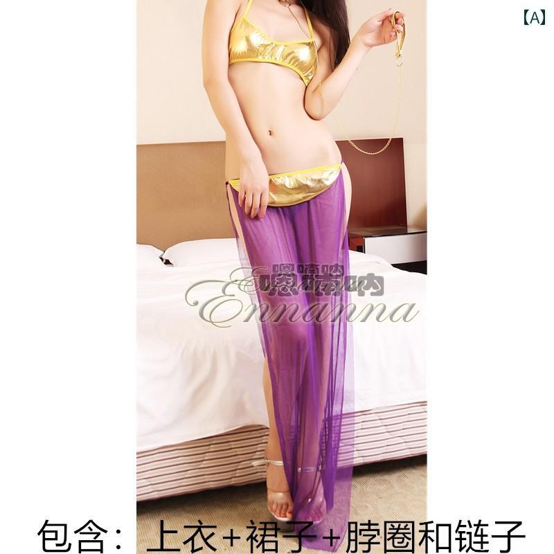 パーティー コスチューム アラジン 魔法の ランプの コスプレ ハロウィン 大人用 エジプト 女王 コスチ..