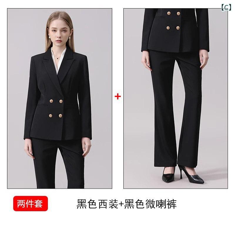 お仕事用 事務 セット アップ スーツ 女性用 スーツ ジャケット 2025 春秋 ハイエンド 教員 資格 大学生 公務 員 試験 面接 プロ フォーマル 仕事 着 laonschoise-11390828 LAONsChoice サンプル画像3
