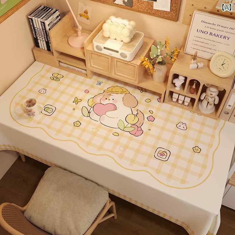 テーブルクロス インテリア 上品 学生用 テーブル クロス 寮用 コンピューター デスク用 防水 洗える ..