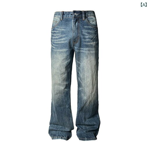 フレア パンツ ストリート JCAESAR FLASH WHISKER DENIMS ライトニング クラック ジーンズ ヘビーウォッシュ ストレート フレア フレア パンツ ストリート JCAESAR FLASH WHISKER DENIMS ライトニング クラック ジーンズ ヘビーウォッシュ ストレート フレア