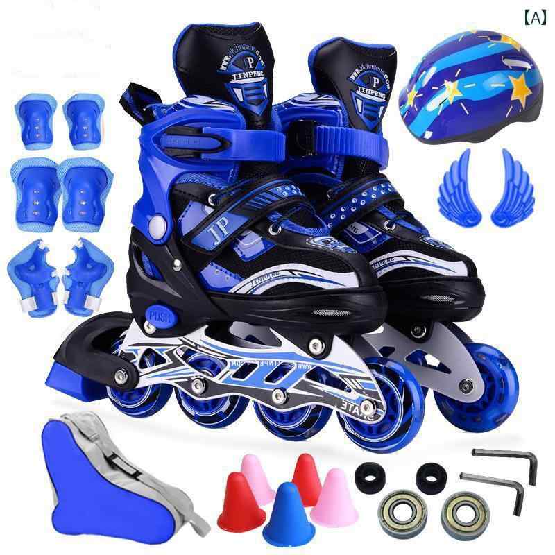 インライン ローラー スケート シューズ 357812歳の 男の子と 女の子 子供用 スケート ローラー スケー..