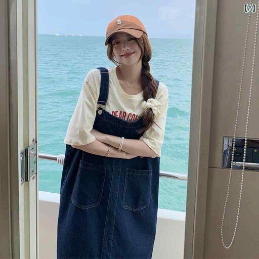 ゆったり ジャンパー スカート 春夏の 女性用 エイジングケア デニムオーバーオール スカート 小さめで ゆったり 韓国 フレンチスタイル 肉を カバー して スリミング 効果の ある aライン サスペンダー ミドル 丈 ゆったり ジャンパー スカート 春夏の 女性用 エイジングケア デニムオーバーオール スカート 小さめで ゆったり 韓国 フレンチスタイル 肉を カバー して スリミング 効果の ある aライン サスペンダー ミドル 丈