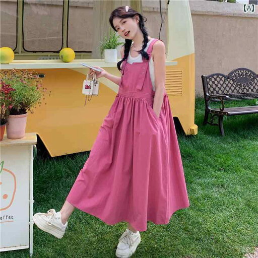 ゆったり ジャンパー スカート ドーパミン ガール ドレス 2024 レディース 夏の カレッジ スタイル 韓国 スーツ スカート ゆったり ジャンパー スカート ドーパミン ガール ドレス 2024 レディース 夏の カレッジ スタイル 韓国 スーツ スカート