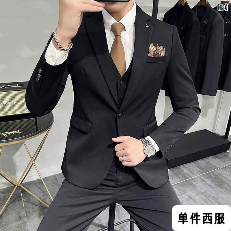 スーツ セットアップ メンズ 男性用 ホワイト スーツ ハイエンド センスの 結婚式 新郎 ビジネス プロ カジュアル ジャケット