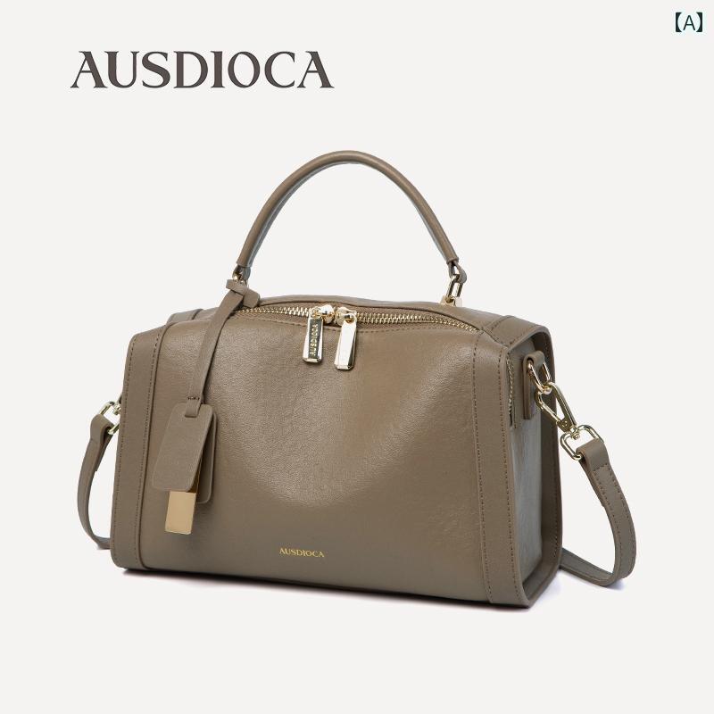 カジュアル バッグ ボストン 革 バッグ レディース 2025新 ファッション 通勤 ハンドバッグ ボストン レディースバッグ ソフトレザー ショルダー メッセンジャーバッグ
