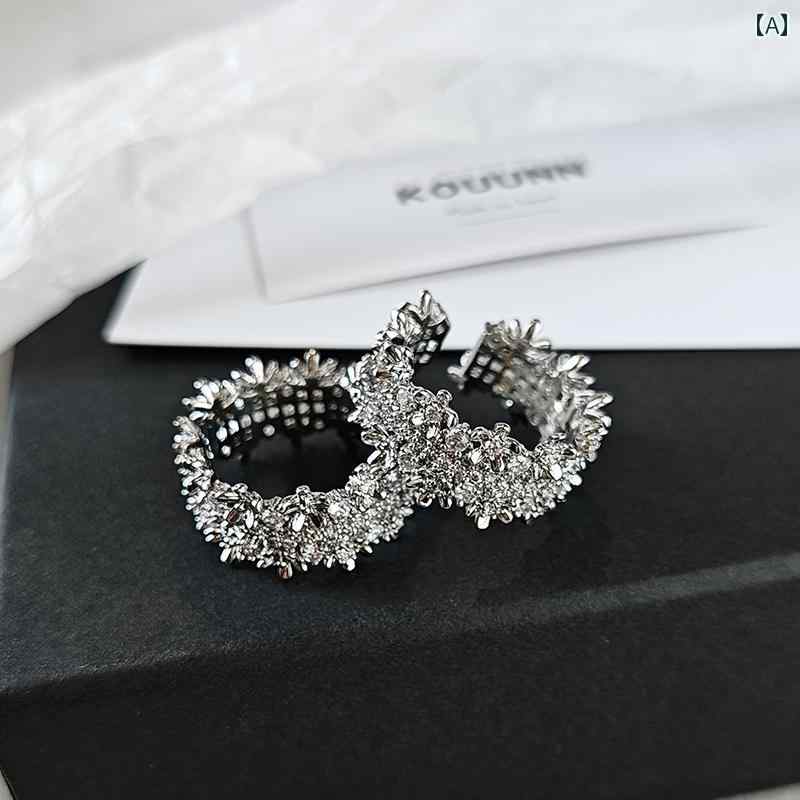 リング レディース 指輪 軽くてな 星空 ラインストーン ジルコン 調節可能 シルバーリング 女性 精巧 人差し指 リング