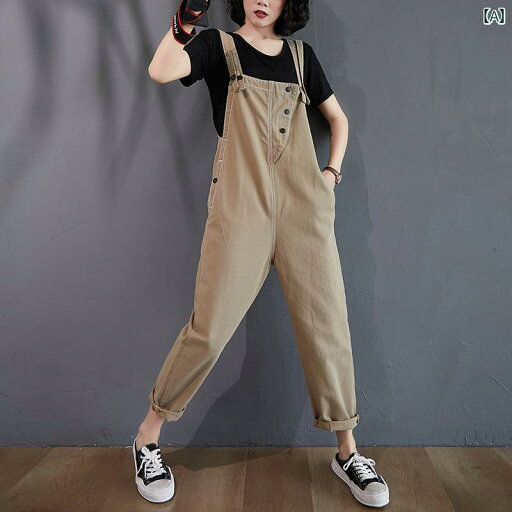 サロペット ハイセンス レディース 年齢を 感じさせにくい デニムオーバーオール 女性用 韓国 冬 ゆったり 大きめ サイズ 30mm 丈 パンツ スリム ハイウエスト ジャンプスーツ サロペット ハイセンス レディース 年齢を 感じさせにくい デニムオーバーオール 女性用 韓国 冬 ゆったり 大きめ サイズ 30mm 丈 パンツ スリム ハイウエスト ジャンプスーツ