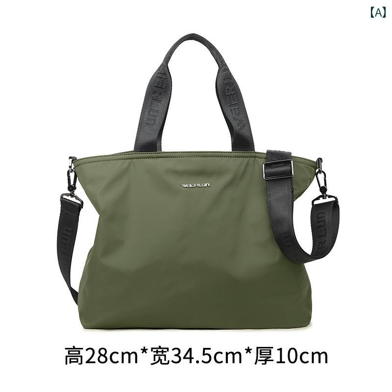 メンズ ショルダーバッグ カジュアル カジュアル バック パック クロス ボディバッグ メンズ 通勤 横型大容量 ショルダーバッグ メンズバッグ ナイロン オックスフォード 布 ハンドバッグ(4)