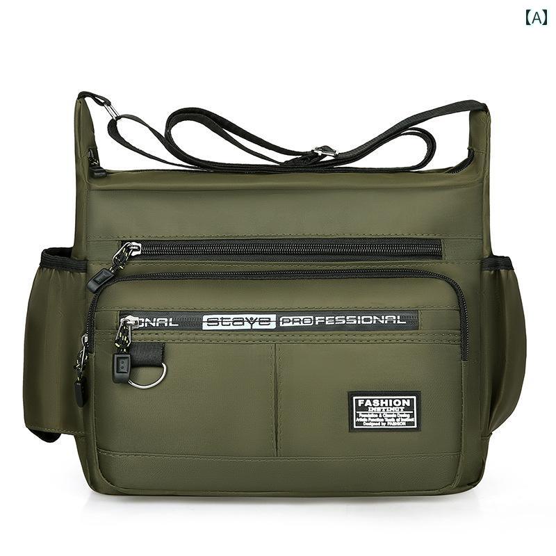 メンズ ショルダーバッグ カジュアル 大容量 多機能 ショルダー メッセンジャーバッグ メンズ 2025 旅..