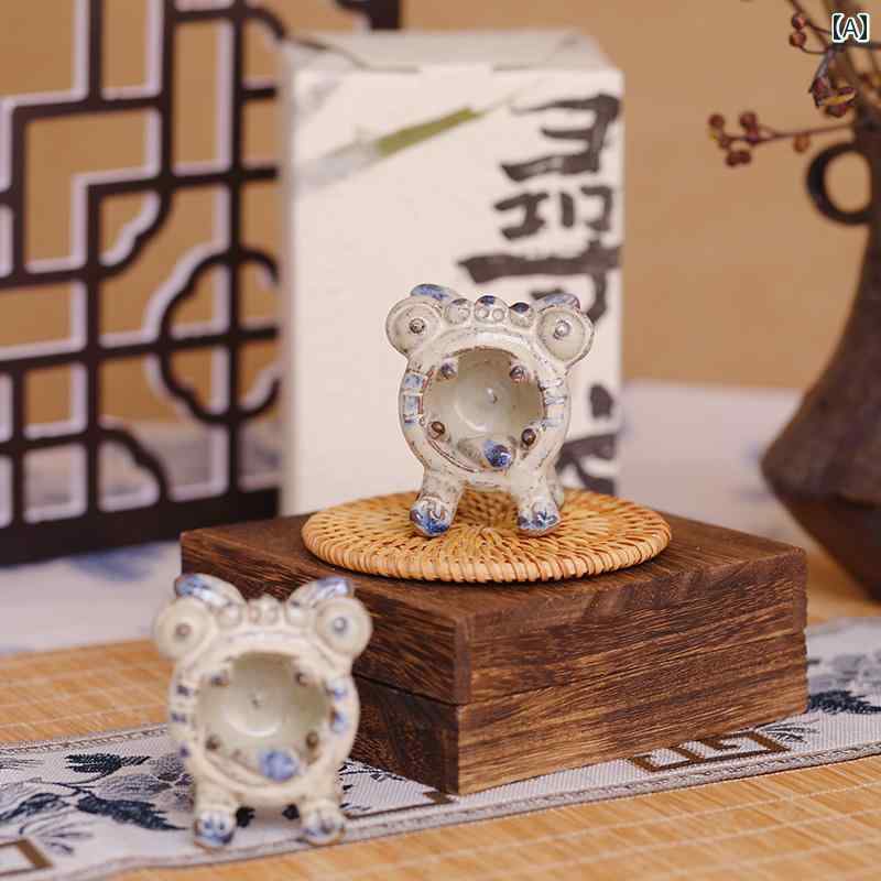 アンティーク 雑貨 飾り 粘土 猫 雲南省大 理 麗江非 遺産な 薪 焼き 陶器 猫の 小さい 装飾品 ギフトと して 贈る