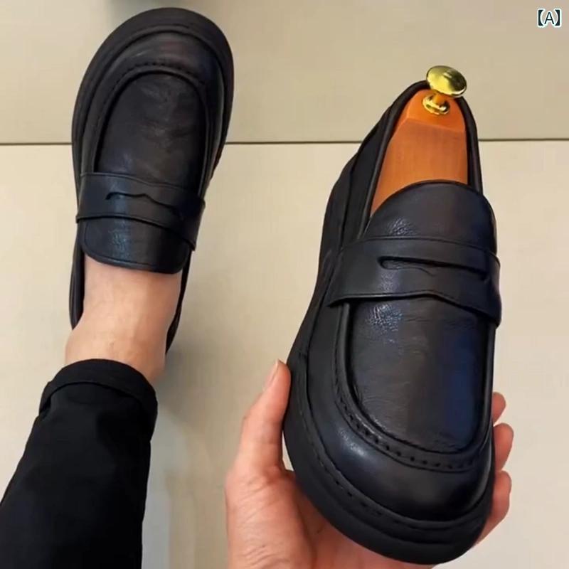 メンズ ローファー 靴 Padasso メンズ ローファー新 スタイル モカシン 多機能 カジュアル レザーシューズ 230378 BDZ