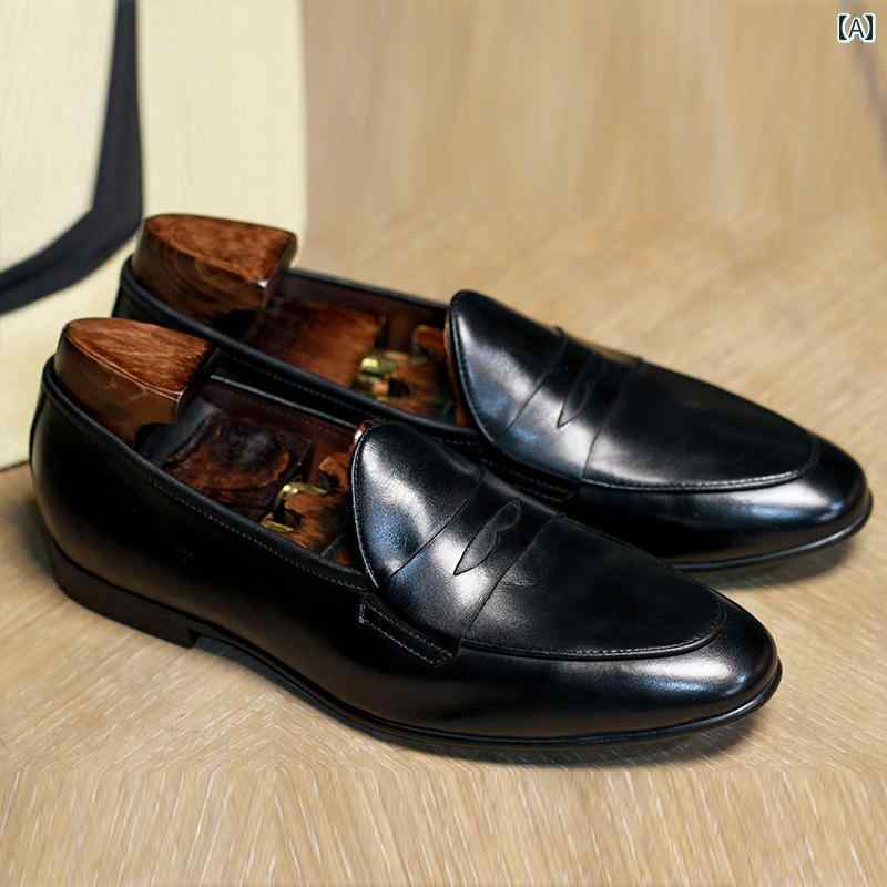 メンズ ローファー 靴 Mr Lu San ペニーローファー メンズ ベルギー スリッポン カジュアル レザーシューズ イン シューズ