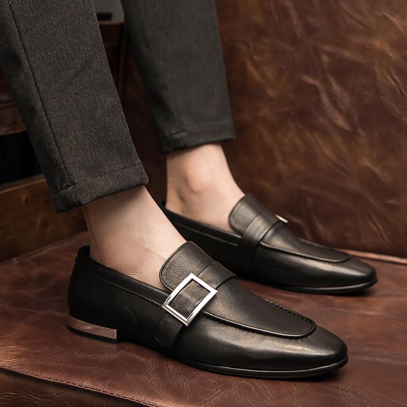 メンズ ローファー 靴 秋 カジュアル 革 ローファー メンズシューズ 韓国 英国 風 モカシン ビジネス スリッポン メンズ レザーシューズ