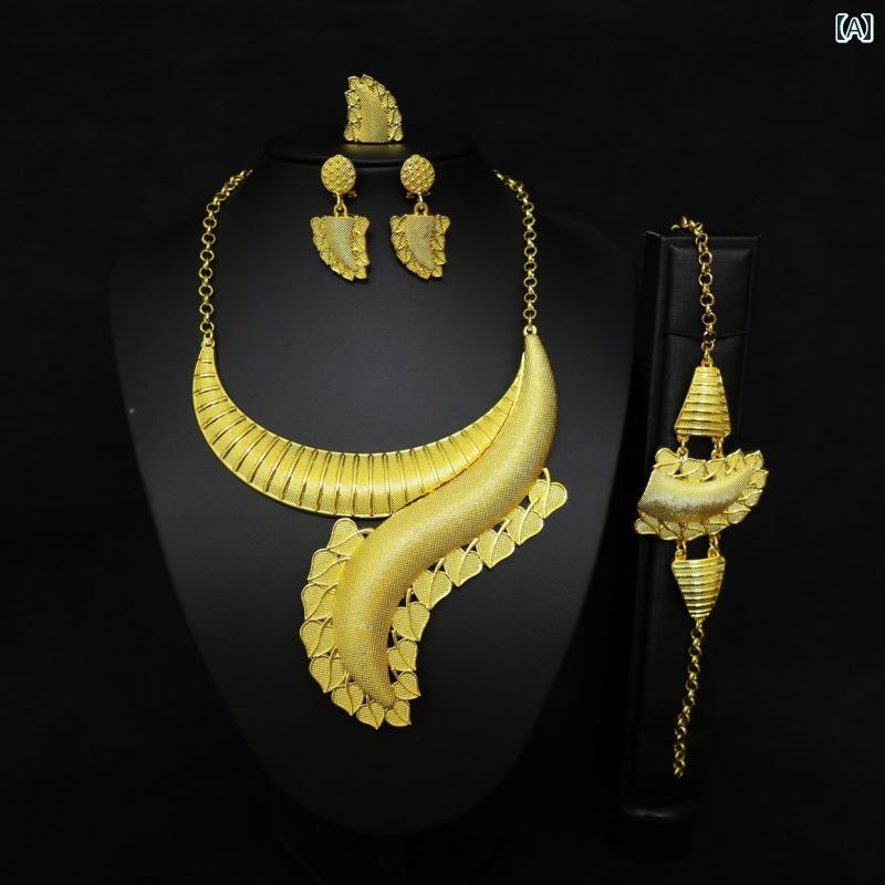 ジュエリー インディアン レディース タイの チタン 鋼 宮殿 ジュエリー インド のの 金 メッキ ユニー..