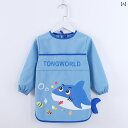 子供用 エプロン キッズ ノースリーブの 子供用 ダイニングウェア 防水 防汚 ペイント 服 エプロン 夏用 幼稚園 ベビー よだれかけ