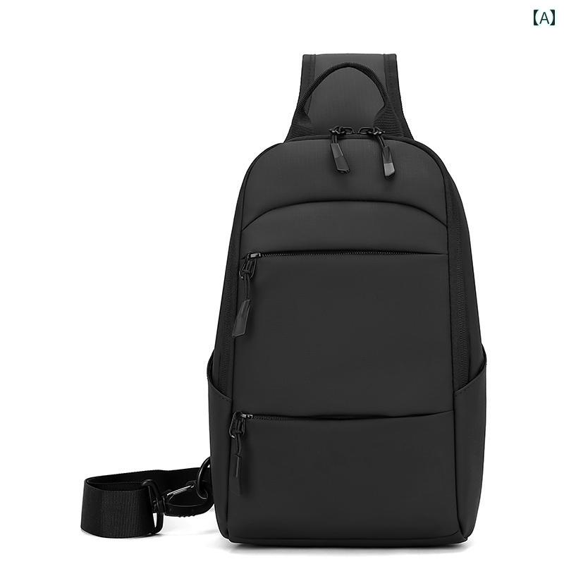 便利 メンズバッグ 2way 3way 2024年 チェスト バッグ メンズ 多機能 メッセンジャーバッグ ショルダーバッグ ウォーターカップ 旅行 バック パック