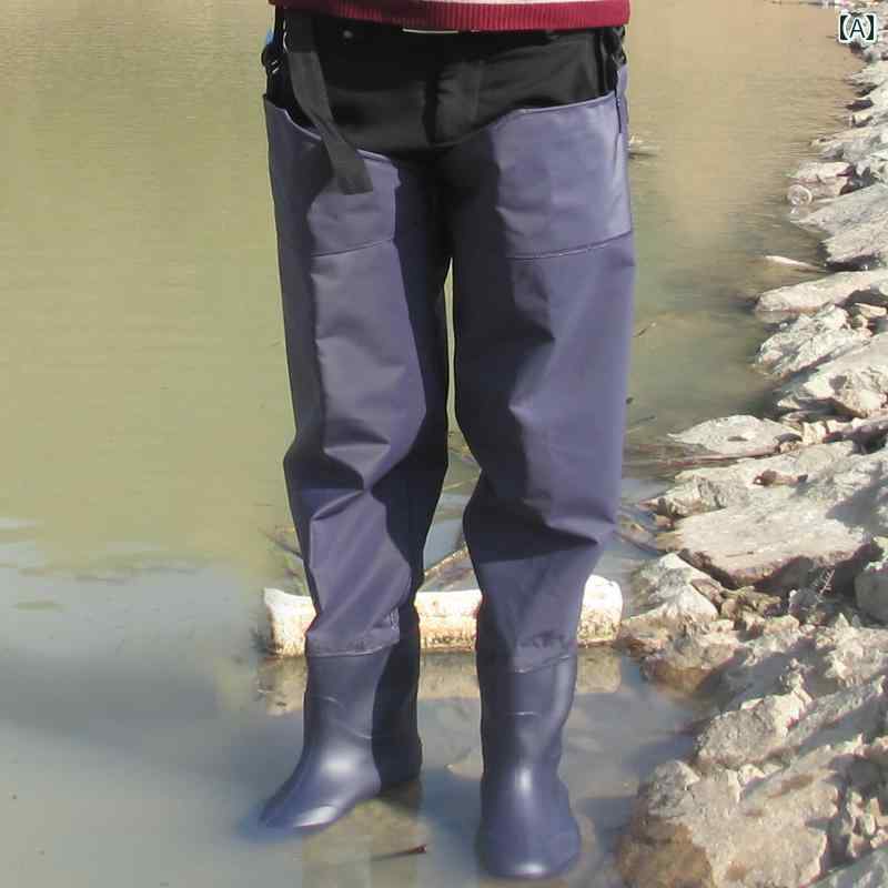 ウェーダー 長靴 フィッシング 江 太 公の 釣り パンツ 防水 服 ウェーディング 腰 丈 半 太もも