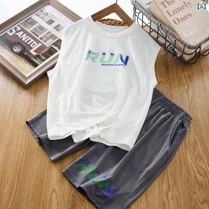 ジュニア用 バスケットボール ウェア キッズ 男の子 夏用 スーツ 2025年 おしゃれで な 子供用 速乾 ベスト ショーツ スポーツ ツーピース 中学生 高校生向け