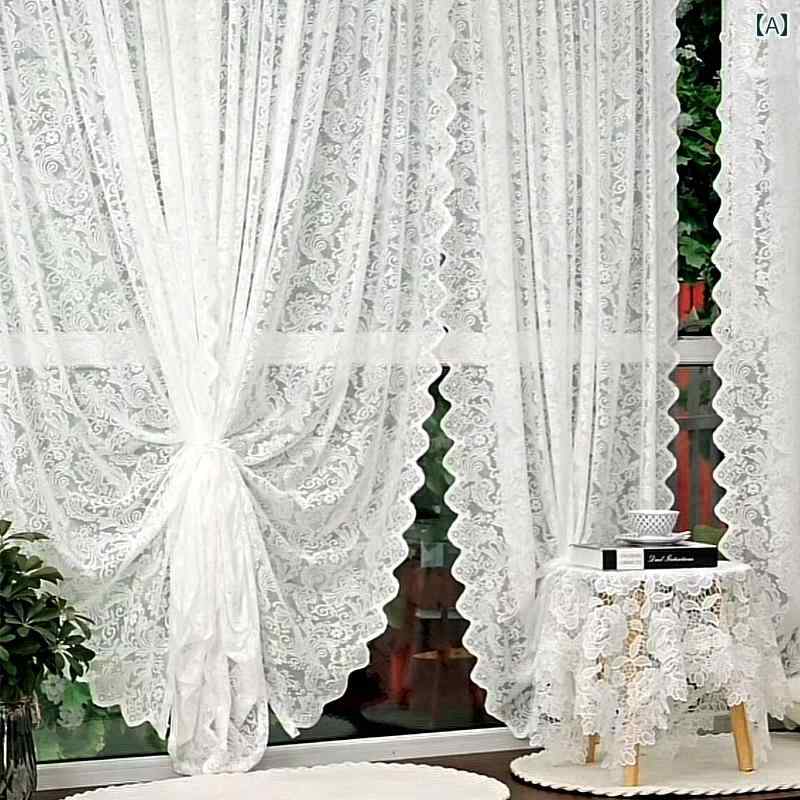 レース カーテン インテリア 内 窓 付き フレンチレース カーテン フローティング 白色 光 透過非 透過..