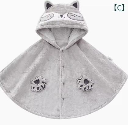 ケープ ベビー マント GP ベビー ケープ マント 秋冬 お出かけ ベルベット コットンベビー 冬 ショール コート 子供 用 防風 服