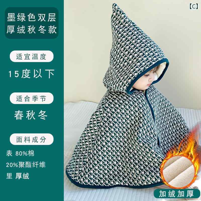 ケープ ベビー マント ベビー ケープ コート 子供用 ショール ネット おしゃれ 男の子 女の子 防風 マント お出かけ キルト 春秋冬