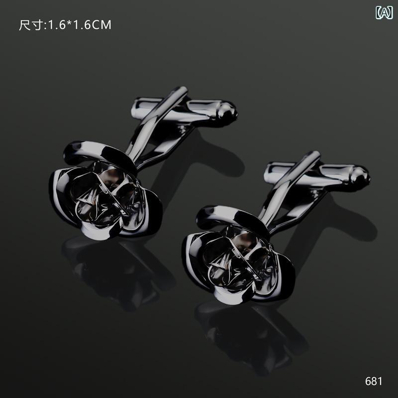 カフスボタン メンズ ワンポイント フレンチ カフスボタン メンズ シャツ カフス 装飾 アクセサリー ス..