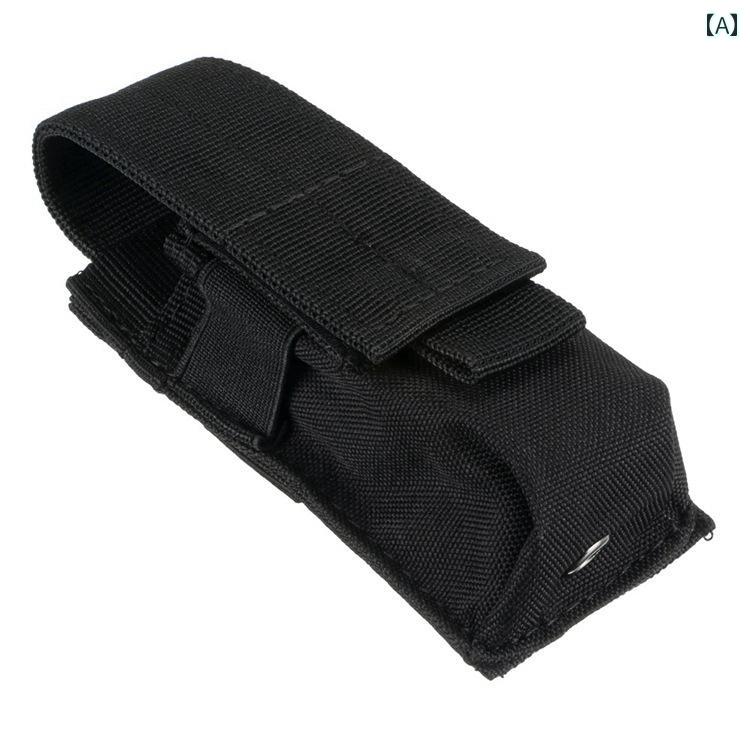 Pouch - アウトドア アクセサリー バッグ KISSE アウトドア 多機能 タクティカル 懐中 電灯 バッグ M 5 小型 EDC ツール モール アクセサリー