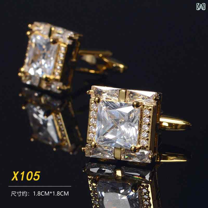 カフスボタン メンズ ワンポイント ロマンチックな ラインストーン 象嵌 フレンチ シャツ カフスボタン カフス ネイルビジネス メンズ ネイル ボタン メンズ...