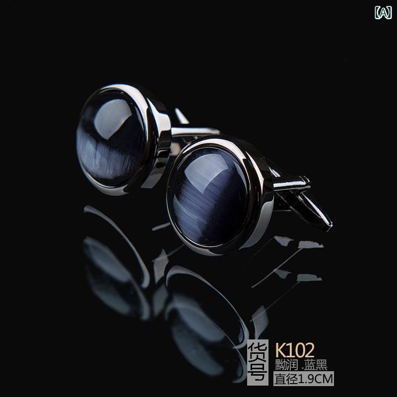 カフスボタン メンズ ワンポイント オパール カフス フレンチ シャツ カフ ネイル メンズ ネイルビジネ..