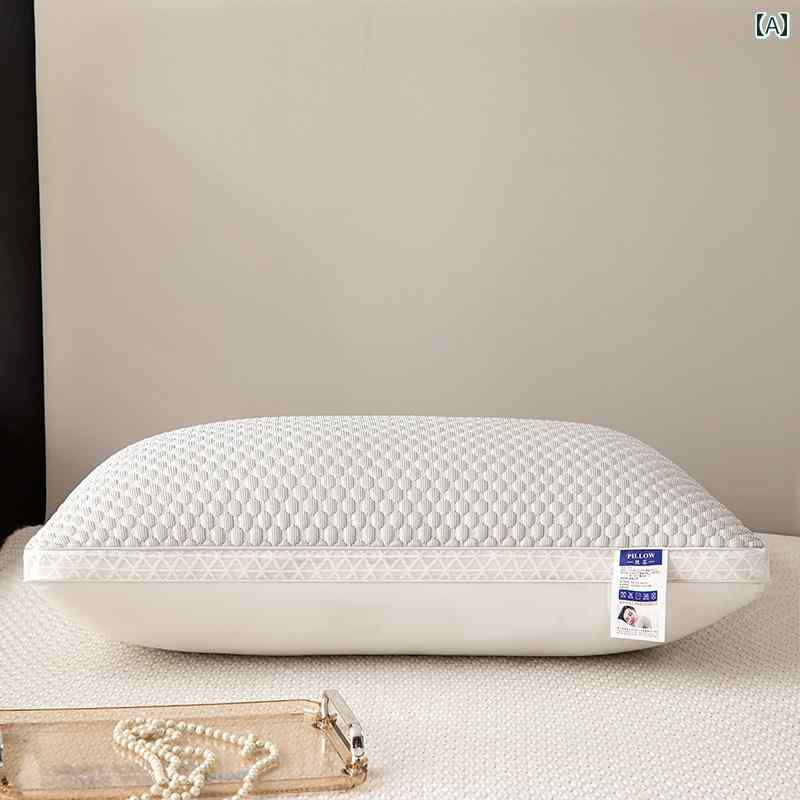 良質 安眠 枕 頸 椎と 睡眠 補助の 枕 家庭用の 1 組 落ち込みが なく 変形 しない 学生 寮の 男性用 ..