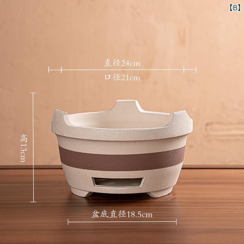 LAONsChoiceの七輪 バーベキュー 簡単 ストーブを 囲んで お茶を 炊く 屋内の 昔ながらの 炭火 ストーブ 家庭用 サイド 泥 屋外 バーベキュー 粘土 焙煎 茶器｜アングル2