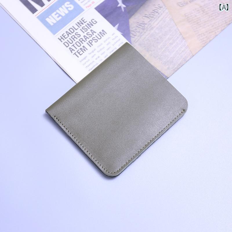 メンズ 財布 ウォレット 新 革 薄型 ミニ 財布 若見え 学生 ショート ソフト 牛革 紙幣(4)