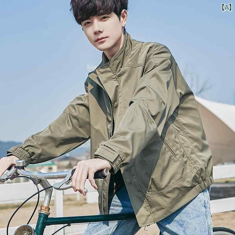 キルティング ジャケット メンズ しわ 防止 ツイル ワークジャケット メンズ 2025 新型 スタンドカラー ジャケット 春秋 カジュアル トップス