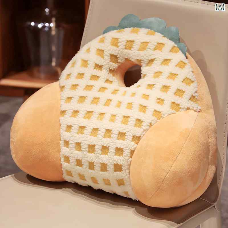 腰枕 クッション サポート 夏用 オフィス用 腰 サポート クッション長 時間 座り 仕事用 アーティファクト 枕 ランチ 休憩用 椅子用 背 クッション