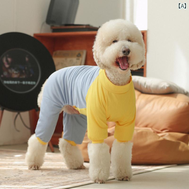 大型犬 犬服 おしゃれ の 冷感の 犬 服 大型 犬用 四 足 春夏用 薄手 ラブラドール ゴールデンレトリバー用 巨大で クールな 服の