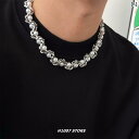 メンズ ネックレス チェーン チタン 鋼の 厚手 重厚な パール 巻き メンズ ネックレス 鎖骨 チェーン レディース セーター ジュエリー