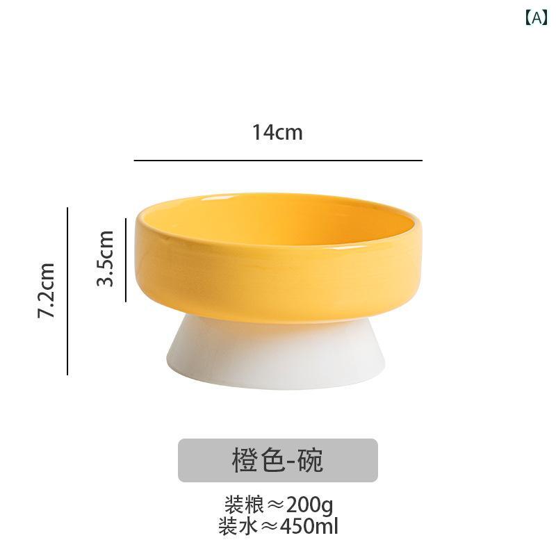 ペット用 ボウル 食器 セラミック製用 ボウルは 頸 椎を 保護 します 猫用 フード ボウルと ウォーター ボウル 転倒 防止 ペット 用品 犬用 黒 あご