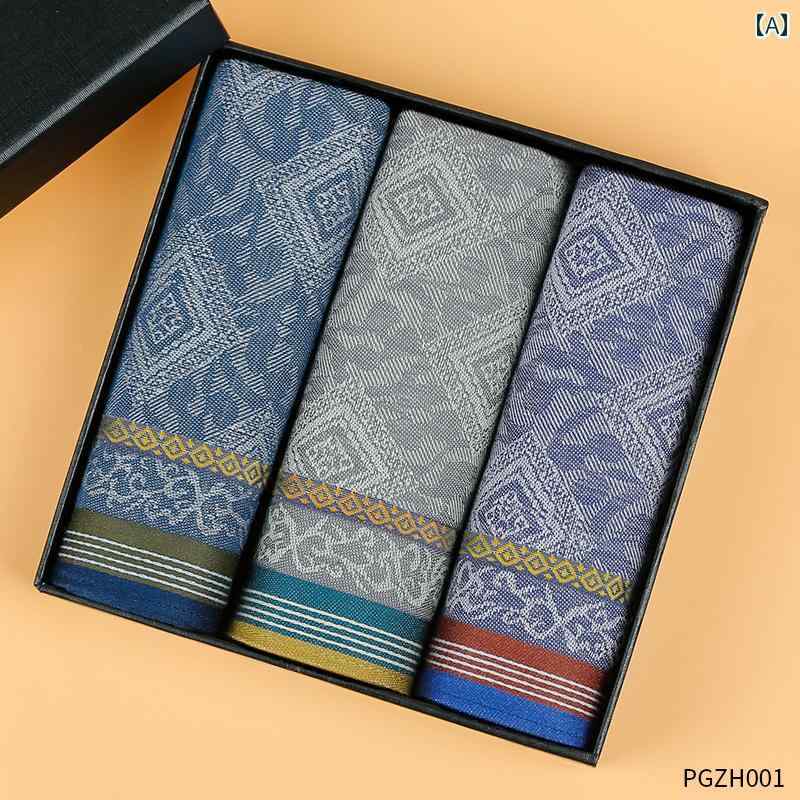 メンズ ハンカチ 良質 メンズ ハンカチ 綿 吸汗性 小さい 正方形 タオル 昔ながらの 高級 夏用 薄手 携帯 高齢者