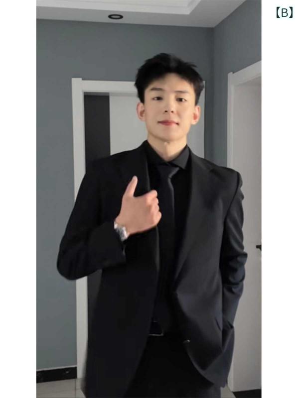 ビジネス スーツ リクルート メンズ 肩パッド スーツ メンズスーツ 結婚式 ハイエンド カジュアル 万能 英国 風 ジャケット 成人 式 DK