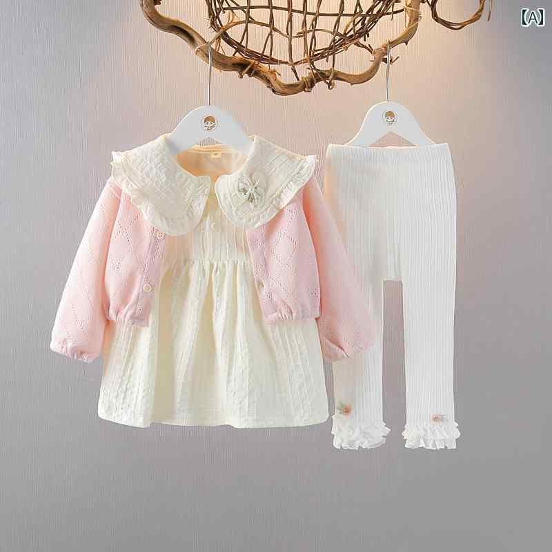 子供服 スカート カジュアル 春の 女の子 プリンセス ドレス 3 ピース スーツ 1歳の 女の 赤ちゃんの 服 かわいい スタイリッシュな 森の スカート