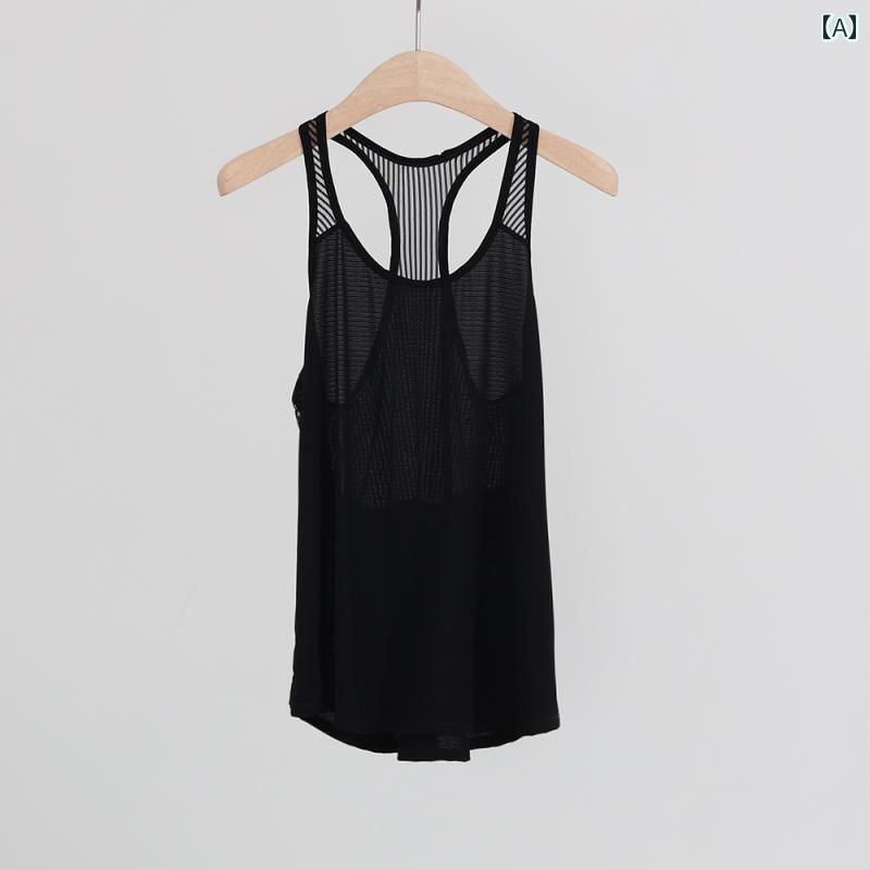 ランニング ウェア スポーティー 薄手 速乾 ノースリーブ スポーツ トップス レディース ベスト 通気性 メッシュ フィットネス ランニング ヨガ スーツ 2025