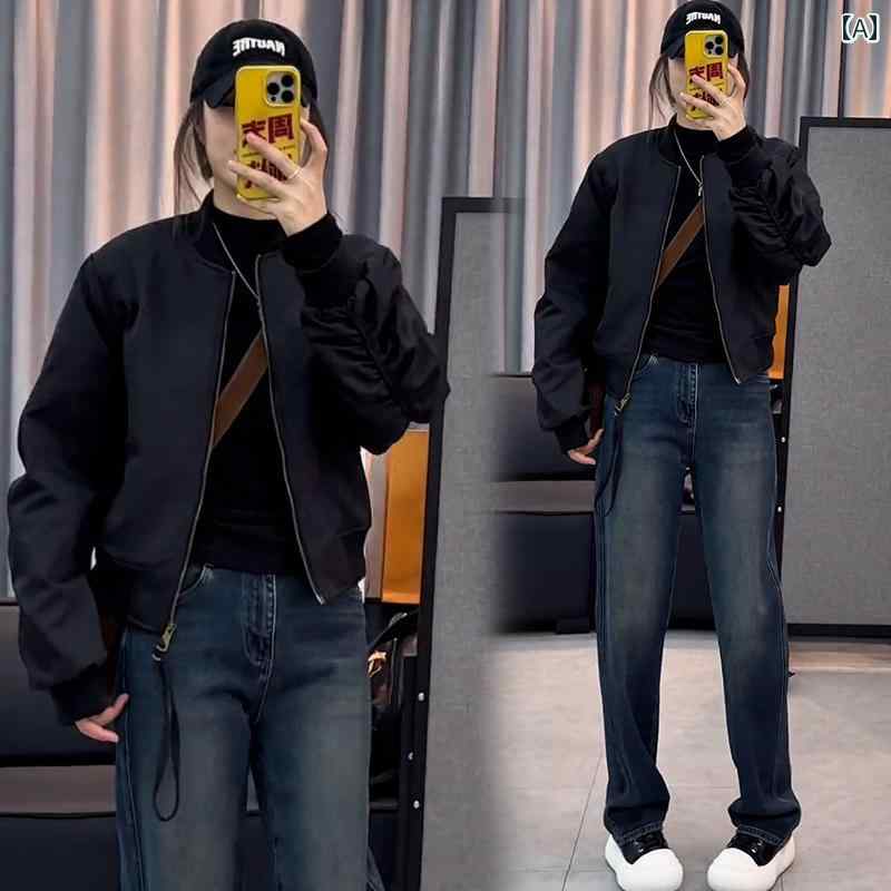 春秋 レディース カジュアル ジャケット のの ショート ジャケット レディース 2025 春秋 ゆったりと ..