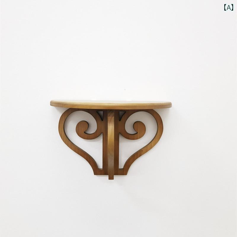 インテリアに最適 便利 棚 ラック デュアル 無垢材 パーティション ラック 壁 ブラケット ヨーロピアン..