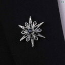 ブローチ ワンポイント コサージュ 襟 ボタン 重ね 精巧 レトロ 六芒星 小さい ブローチ メンズ レディースの スーツ コサージュ シンプルで エレガントな...