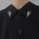 コサージュ メンズ アクセサリー 韓国 シャツ 小さい ブローチ クリスタルラインストーン メタル アクセサリー レディースシャツ 襟ピン カラー ボタン メン...